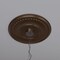 Ekena Millwork Berkshire PVC Medallion (Canopies up to 8 3/8"), 19"OD x 3 1/2"ID x 1"P, Metallic Antique Brass CMP19BECAB - alternate 8